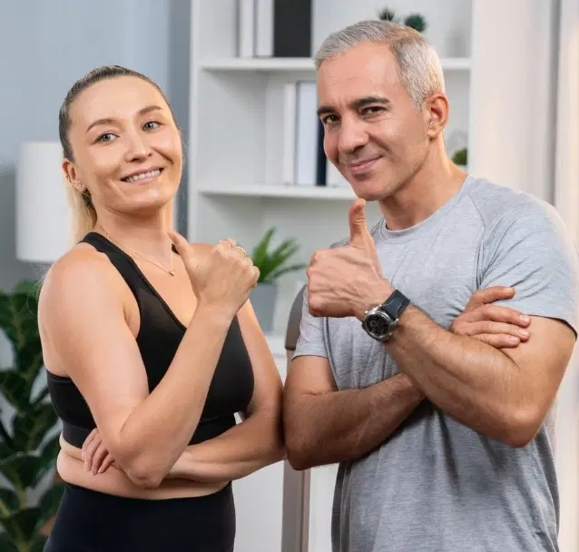 Fit Couple Benefitting from Metabolic Optimization
